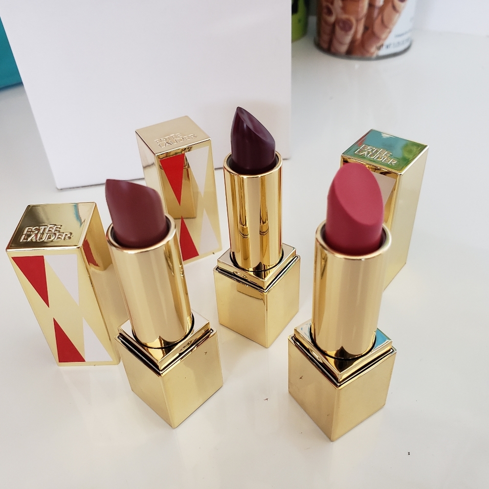 3 of Estee Lauder pure color envy lipstick